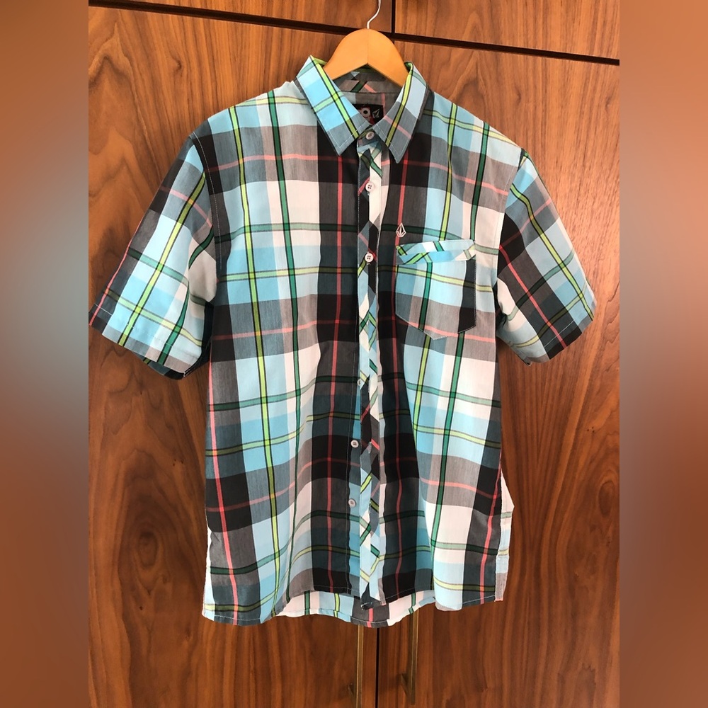 Men's Volcom Multicolor Plaid Shirt